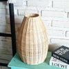 Wide Teardrop Rattan Lamp Shade