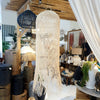Tall Cylinder Rattan Lamp Shade with Fringe