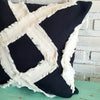 Cotton Cushion With Diamond Motif