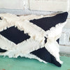 Cotton Cushion With Diamond Motif