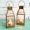 Style Rectangel Brass Candle Holder