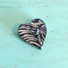 Mini Love Resin Jewelry Box With Mother Of Pearl Inlay