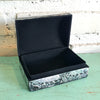 Mini Resin Jewelry Box With Mother Of Pearl Inlay (Flower)