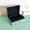 Mini Resin Jewelry Box With Mother Of Pearl Inlay (Flower)
