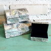 Mini Resin Jewelry Box With Mother Of Pearl Inlay (Flower)