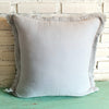Hand-Stitch Cotton Cushion With Fringe