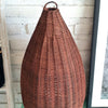 Tall Teardrop Rattan Lamp Shade