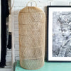 Tall Cylinder Rattan Lamp Shade