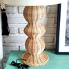 Tower Rattan Table Lamp