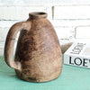 Small Pottery Clay Jug With Handle