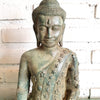 New Antique Large Resin Sitting Buddha Statue