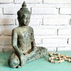 New Antique Large Resin Sitting Buddha Statue