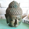 New Antique Large Resin Head Buddha Statue