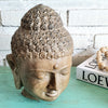 New Antique Large Resin Head Buddha Statue