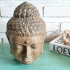 New Antique Large Resin Head Buddha Statue