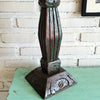 Antique Tall Wooden Candle Holders