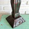 Antique Tall Wooden Candle Holders