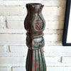 Antique Tall Wooden Candle Holders