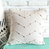 Natural Linen Cushion with Shell Detail