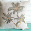 Embroided Palm Tree Motif Cushions
