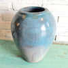 New Glossy Ceramic Pot (Light Blue)