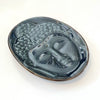 Oval Buddha Face Ceramic Incense Holder