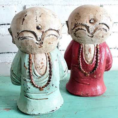 Happy Buddha Prayer Statue (W)