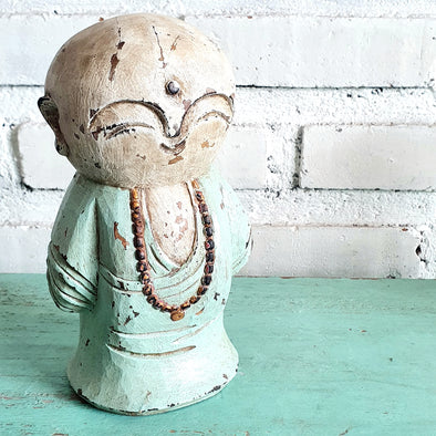 Happy Buddha Prayer Statue (W)