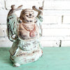 Carved Wooden Smiling Buddhas