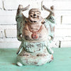 Carved Wooden Smiling Buddhas