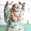 Carved Wooden Smiling Buddhas