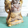 Carved Wooden Smiling Buddhas