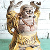 Carved Wooden Smiling Buddhas