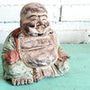 Carved Wooden Smiling Buddhas