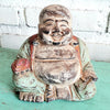 Carved Wooden Smiling Buddhas