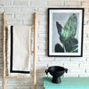 White Cotton Runner With Fringe