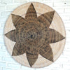 Large Round Woven Wall Plate Decor