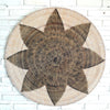 Large Round Woven Wall Plate Decor