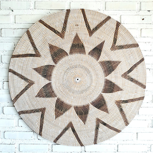 Large Handwoven Round Wall Plate