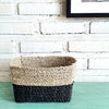 Set 3 Square Raffia Basket