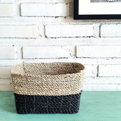 Set 3 Square Raffia Basket