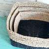 Set 3 Square Raffia Basket