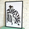 New Painting In Frame (Black Large)