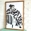New Painting In Frame (Natural Large)