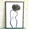 New Painting In Frame (Black Large)