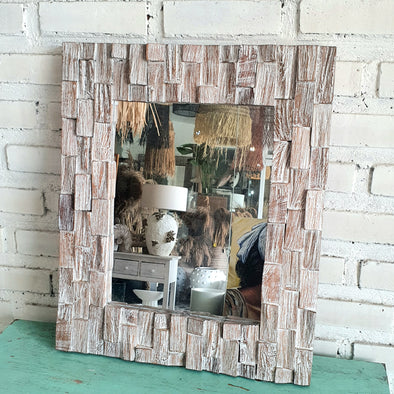 Rustic Wooden Mirror