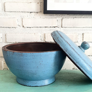 Wooden Dulang Bowl with Lid