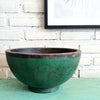 Vintage Green Wooden Bowl Dulang