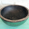 Vintage Green Wooden Bowl Dulang