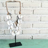 Mother of Pearl Necklace on Stand (W)